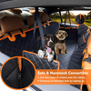 Premium Dog Car Seat Protector- 100% Waterproof, Scratch-Resistant & Non-Slip with Mesh Window & Side Flaps