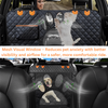 Premium Dog Car Seat Protector- 100% Waterproof, Scratch-Resistant & Non-Slip with Mesh Window & Side Flaps