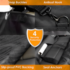 Premium Dog Car Seat Protector- 100% Waterproof, Scratch-Resistant & Non-Slip with Mesh Window & Side Flaps