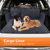 Premium Dog Car Seat Protector- 100% Waterproof, Scratch-Resistant & Non-Slip with Mesh Window & Side Flaps
